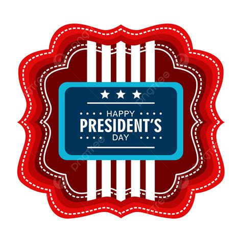Happy Presidents Day Clipart Vector Happy President Day Isolated On