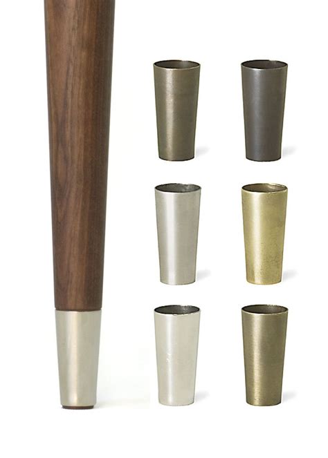 Metal table legs can add modern taste and outlook to the conventional tables to make them stylish. Metal Tips for Mid-Century Modern Legs | Solid brass, Mid ...