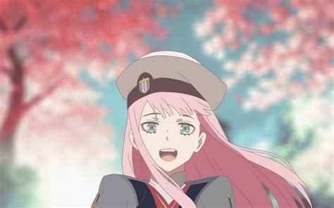 Free Download Desktop Wallpaper Zero Two Uniform Cute Ana