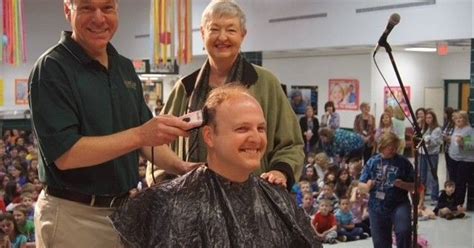 Music Teacher Shaves Head For Cancer Charity