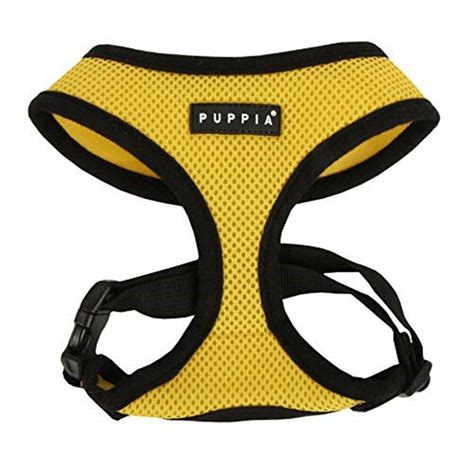 If you love the puppia soft mesh harness, here's another great style with the same mesh fabric. Yellow Soft Puppia Harness - Pug & Puffin