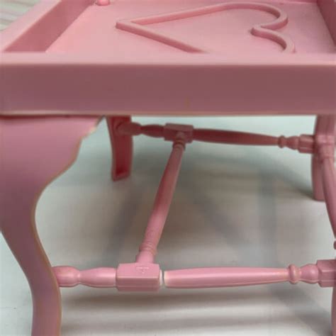 Barbie 1984 Sweet Roses Dining Table And Chairs 7107 With Some