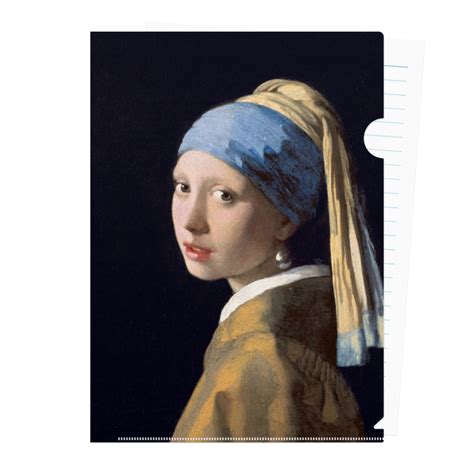 フェルメール 真珠の耳飾りの少女1655 X Art X Art のクリアファイル通販 ∞ Suzuri（スズリ）