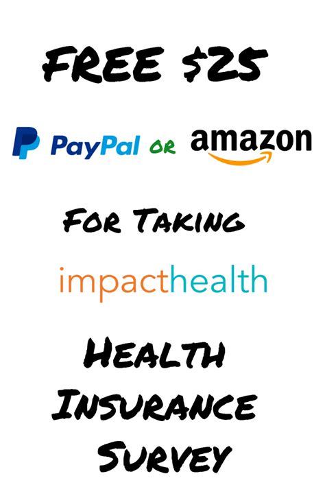 Participants will be compensated with a $20 amazon gift card following completion of the study. Free $25 PayPal or Amazon Gift Card for Health Insurance ...