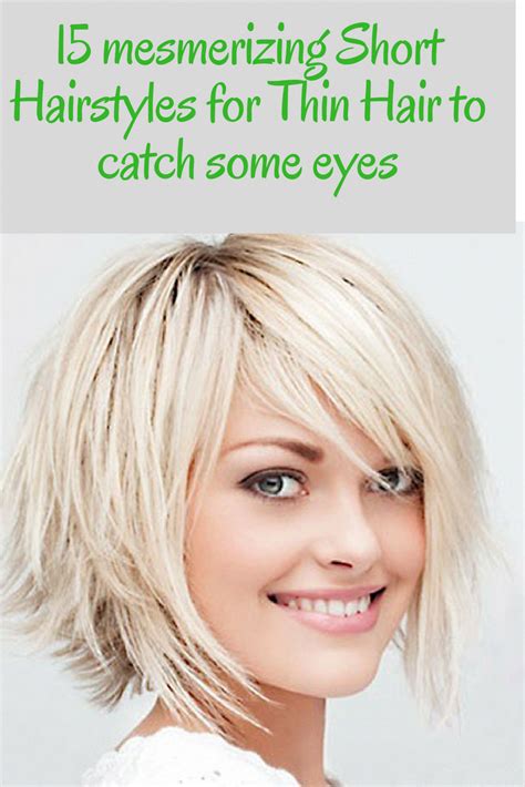 Short Hairstyles To Make Thin Hair Look Thicker Best Simple
