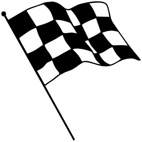 Checkered Racing Flag Sticker