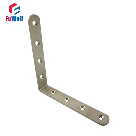 2pcs 125mm X 125mm 90 Degree Corner Brackets 3mm Thickness Stainless Steel Angle Bracket For Bed