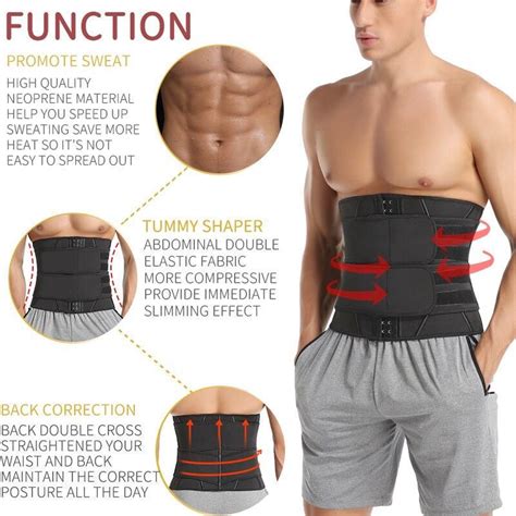 D45 Belt Abs Abdomen Shapewear Unisex Workout Waist Trainer Tummy