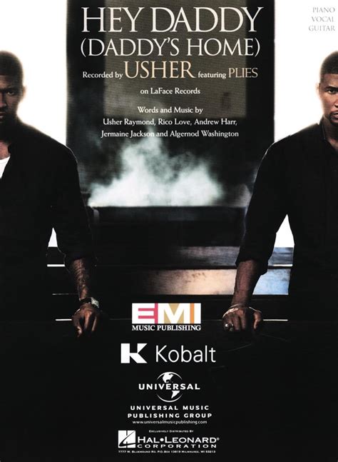 Usher Featuring Plies Hey Daddy Daddys Home 0884088510275 Amazon