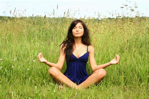 Girl Doing Meditation Stock Photo Image Of Beautiful 5825336
