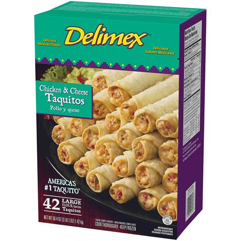 Delimex Chicken And Cheese Taquitos 42 Ct Shipt