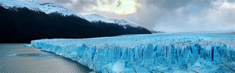 Landscape Ice Mountain Patagonia Glaciers Multiple