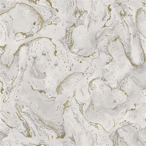 Sample Onyx Marble Metallic Wallpaper White Gold 53 X 30cm