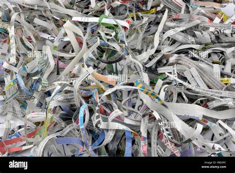 Shredded Newspaper For Re Use As Packing Material Animal Bedding