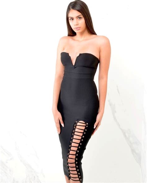 Buy Summer Fashion Sexy Strapless Hollow Out Black