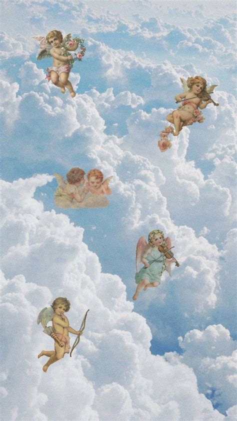 🔥 Download Aesthetic Angel Wallpaper Top Background By Justinb62 Cherub Wallpaper Cherub