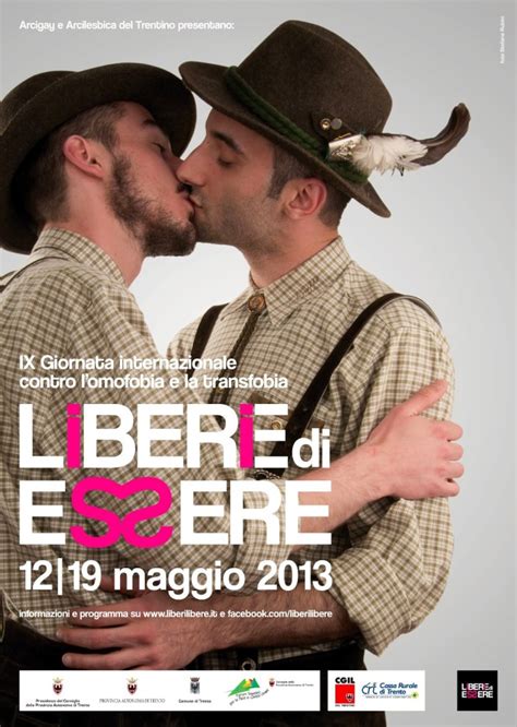 'stop alle discriminazioni sull'orientamento sessuale' (ansa). LIBERI DI ESSERE IX giornata contro l'omofobia e la ...