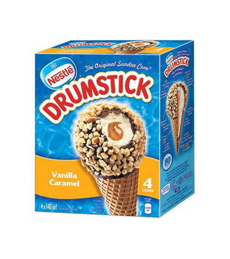 Drumstick Non Dairy Vanilla Chocolate Swirl Sundae Cones Nestlé