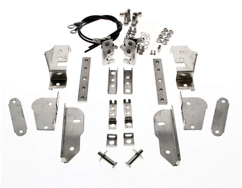 Hidden Tailgate Latch Kit Complete Stainless 47 87 Chevy