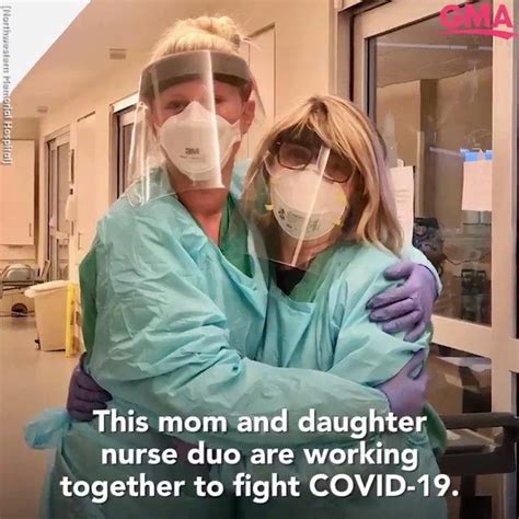 Mother And Daughter Nurse Duo On Working Together Amid The Pandemic Meet This Mom And Daughter