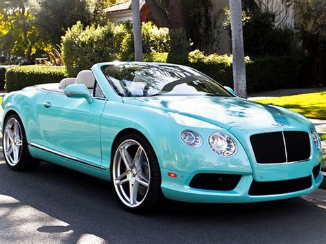2013 Bentley Continental Gtc V8 “tiffany Blue” Beverly Hills Edition
