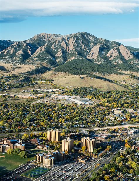 Boulder Colorado Aerial View Matthew Nager