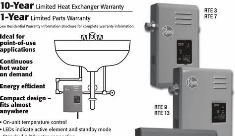 Envirotemp Water Heater Manual : Envirotemp 75-Gallon 6-Year Tall Gas