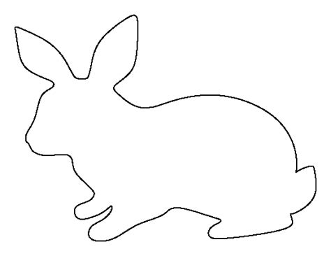 Simply print any of these templates out onto plain paper and decorate to make cute decorations. Printable Rabbit Template