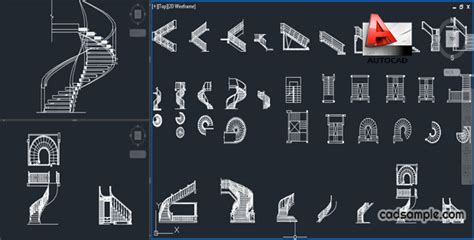 You look for stairs cad block, stairs dwg or detail dwg read this post. Stairs AutoCAD Blocks Free DWG » CADSample.Com