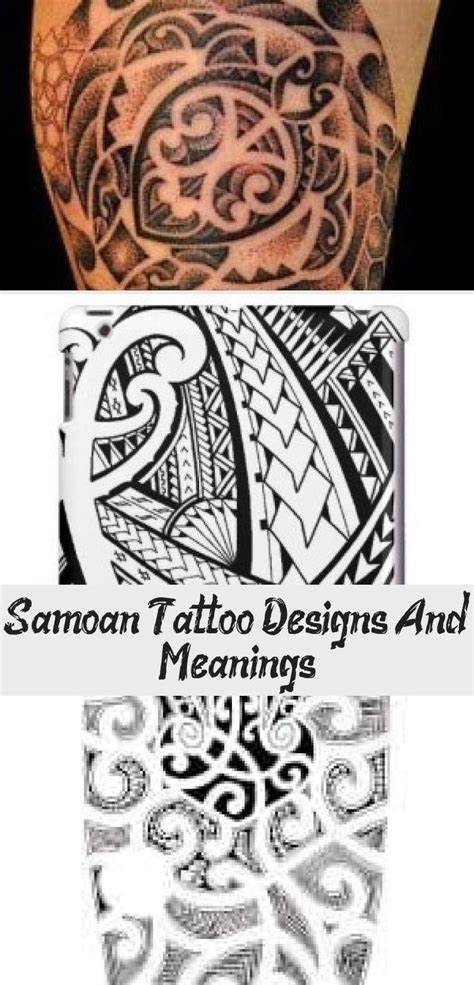 Samoan Tattoo Designs And Meanings Tattoos And Body Art Tattoo