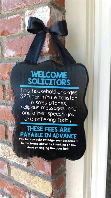 Welcome Solicitors Outdoor Wood Sign Welcome Solicitors Sign Etsy