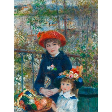 Tableau Sur Toile Renoir Les Deux Sœurs Sur La Terrasse