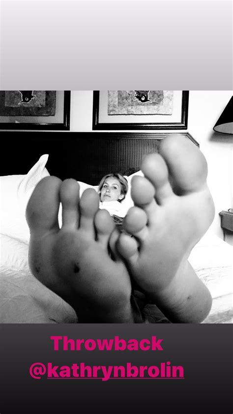Kathryn Boyd Brolin S Feet