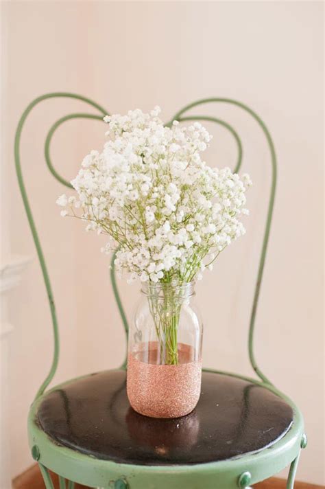 Diy Glitter Vases The Sweetest Occasion — The Sweetest