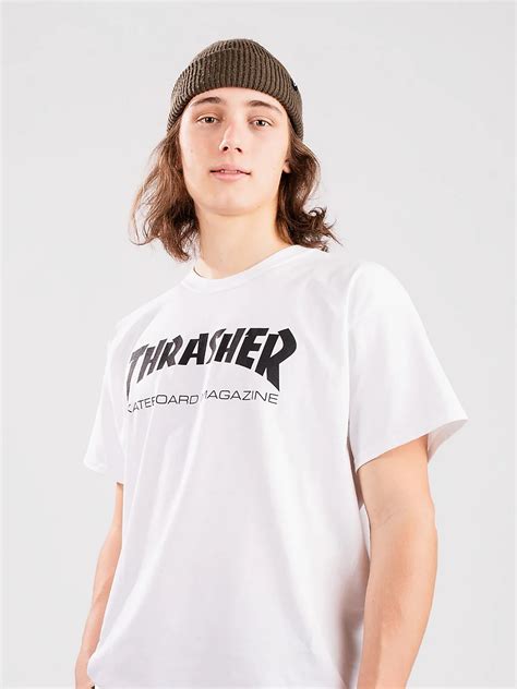 Thrasher Skate Mag T Shirt White Sk8parkde