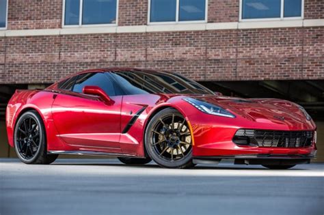 Chevrolet Corvette C7 Stingray Burgundy Forgeline Ga1r Wheel Front