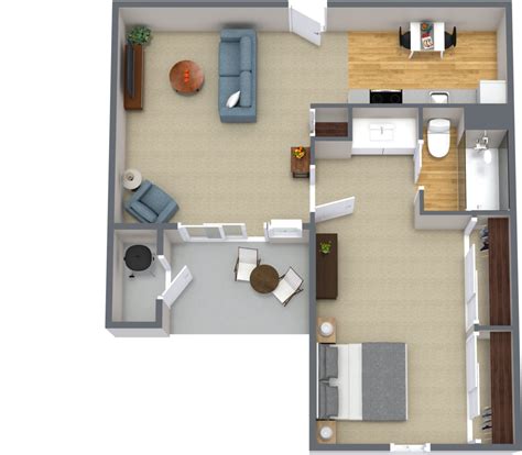 One bedroom apartments feature various layouts ranging in size from 615 to 945 square feet. Apartments | Sacramento, CA Senior Living | Greenhaven Place