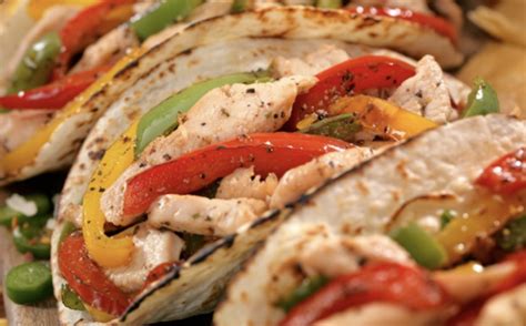 Our chicken fajita tacos are packed with vegetables, and oozing with melted cheese, a combination of ingredients that will delight the entire family! Chicken Fajita Tacos - 5:00-5:30pm Tuesday