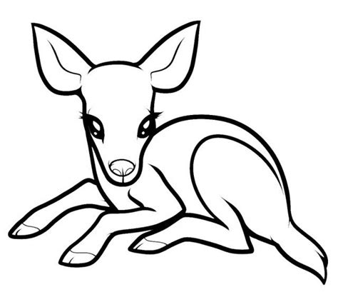 How To Draw A Baby Deer Easy Henry Reares