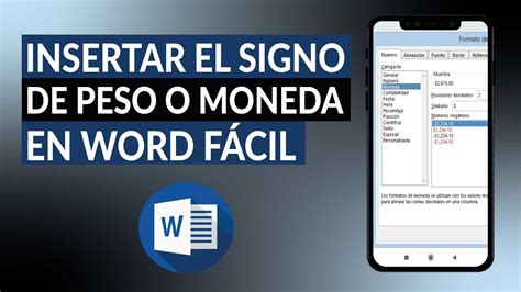 Cómo Escribir E Insertar El Signo De Peso O Moneda En Word Fácil Y