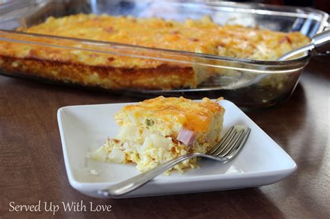Makes this dish just as. Served Up With Love: Ham and Cheese Breakfast Casserole