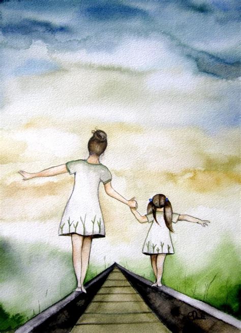 art drawings mom and daughter how to draw mother and daughter mother s day drawing youtube