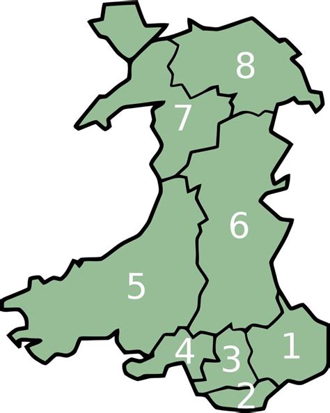 Preserved Counties Of Wales Wikipedia County Wales Preserves
