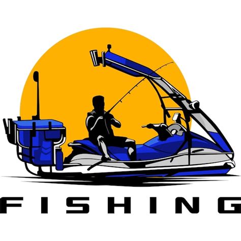 Premium Vector Fishing Water Sports Design Logo Illustration Vector