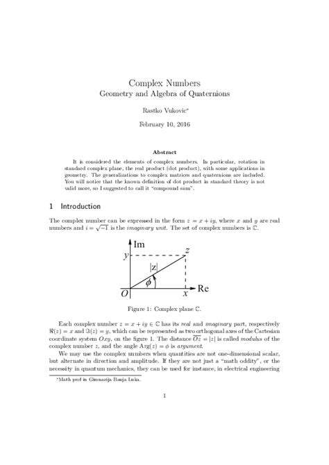 Division Formula For Complex Numbers Pdf > complex numbers ...