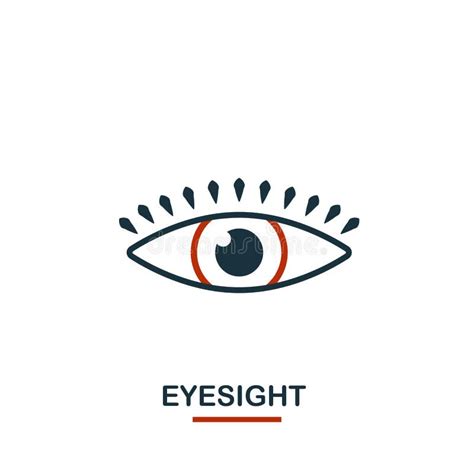 Eyesight Icon Creative Design From Healthcare Icons Collection Stock