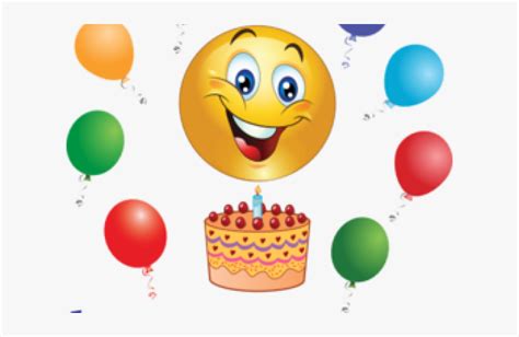 Emoji Clipart Celebration Smiley Happy Birthday Emoji Hd Png