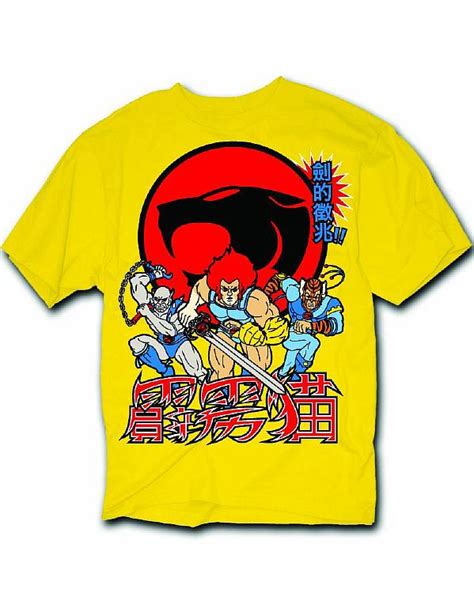 buy t shirt thundercats jp pop yellow t shirt med