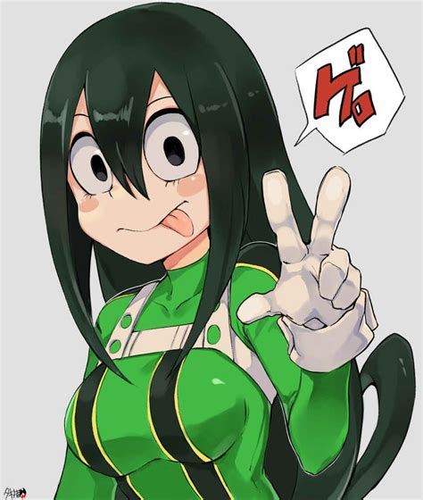 Tsuyu Asui Disegni Di Anime Tsuyu Asui Disegno Sfida