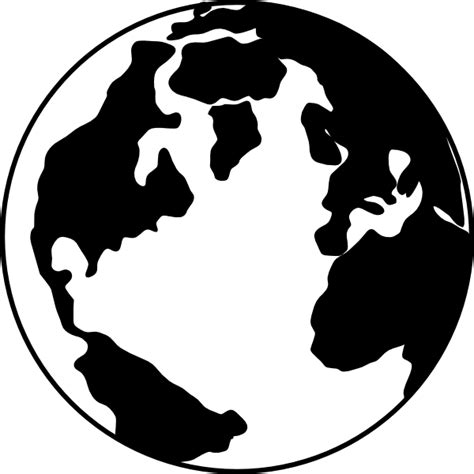 Earth Stencil Clipart Best